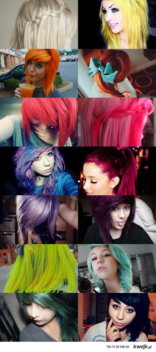 każdy kolor włosów jest fajny!
