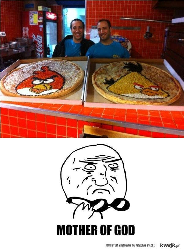 Angry pizza
