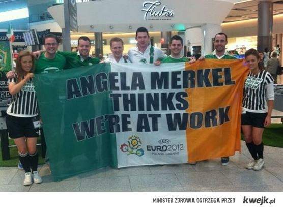 Irlandzcy fani na euro