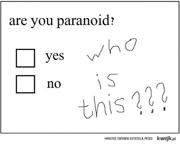 are you paranoid?