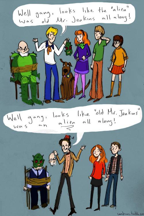 Różnica między Doctor Who, a Scooby Doo