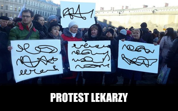 Protest lekarzy