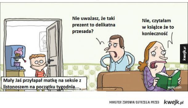 Mały Jaś umie się ustawić