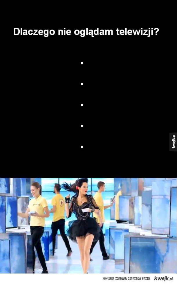 Dlaczego nie oglądam TV?