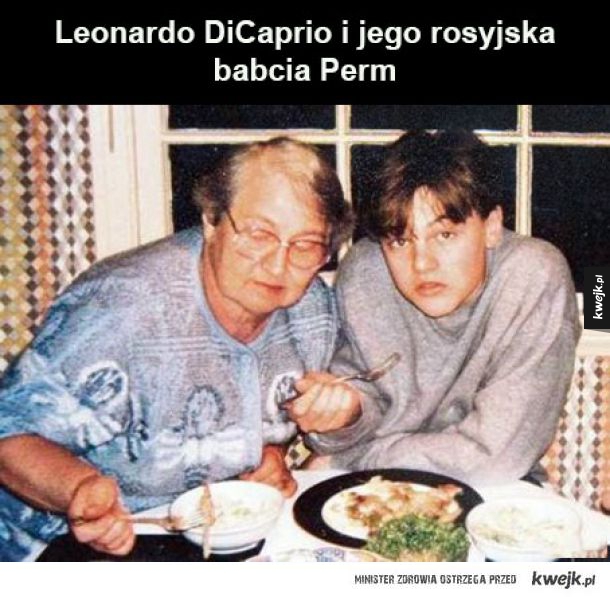 Rosyjska babcia Leonardo DiCaprio