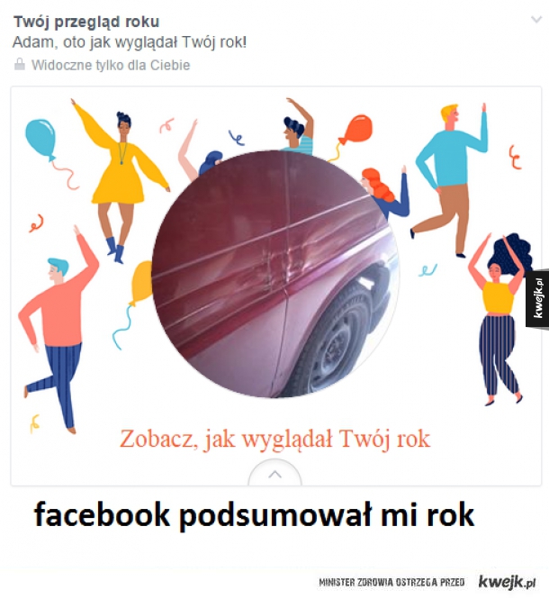 facebook podsumował mi rok