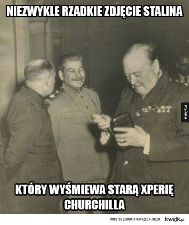 Niezwykle rzadkie zdjęcie Stalina :D