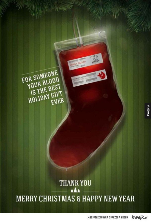 Kampania społeczna promująca krwiodawstwo