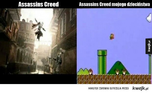 AssassinsCreed‬ ‪vs ‎Mario‬