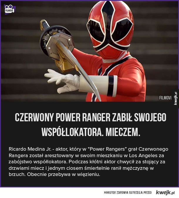 Power Ranger zabił współlokatora