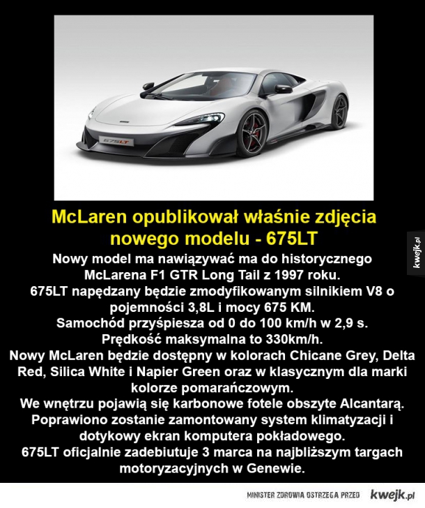 Nowy model McLarena