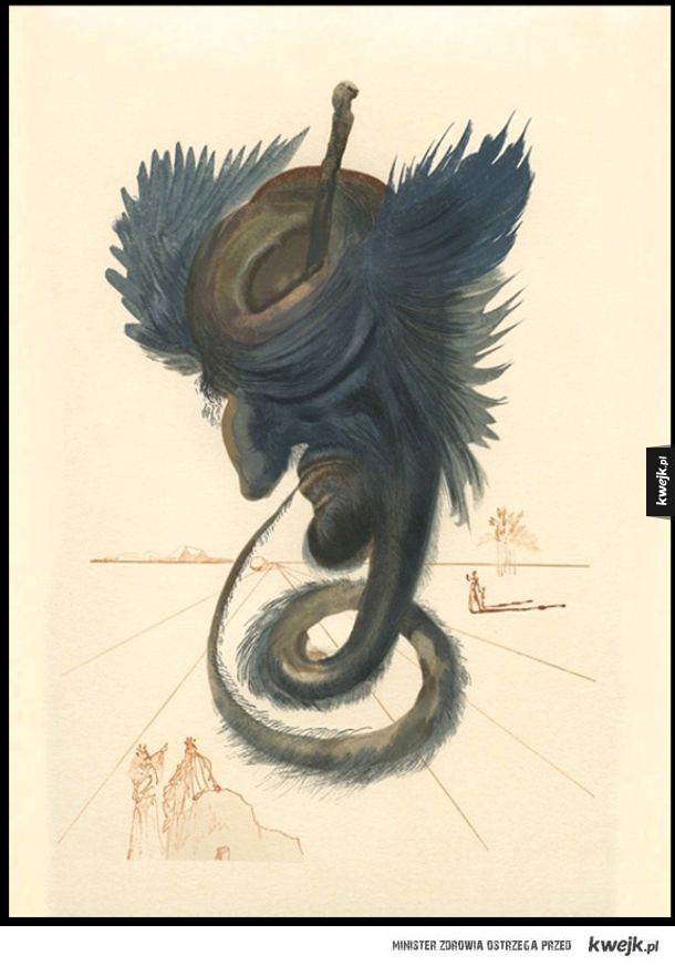 Ilustracje do Boskiej Komedii autorstwa Salvadora Dali