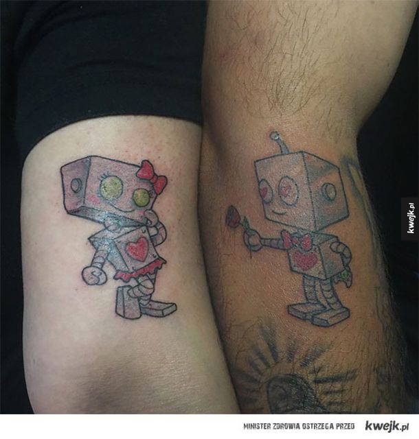 Te pary połączyła miłość i tatuaże