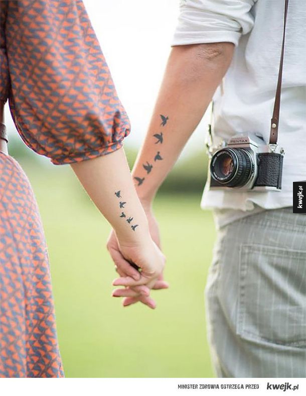 Te pary połączyła miłość i tatuaże
