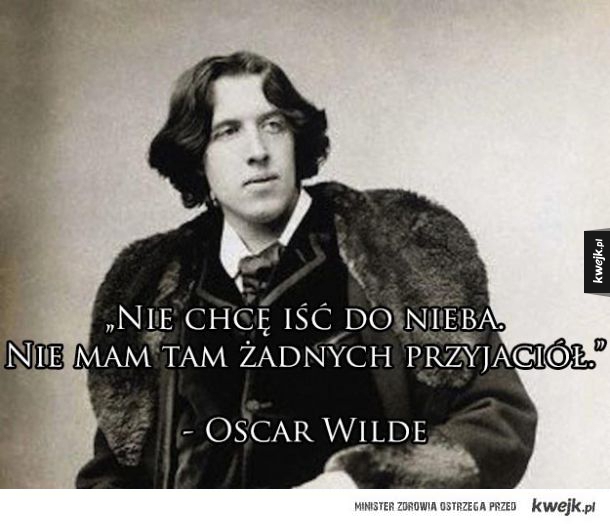 Genialne cytaty Oscara Wilde'a