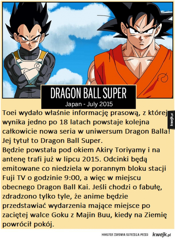 Dragon Ball Super –  nowa seria anime