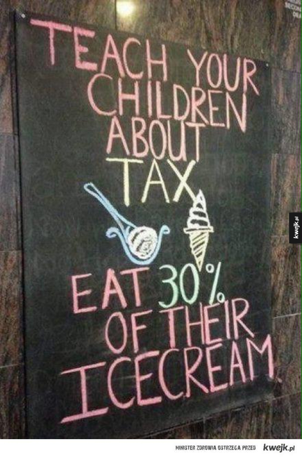 Naucz dziecko jak działają podatki