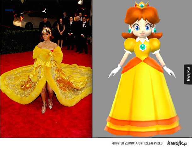 Rihanna, Super Mario Bros, cosplay