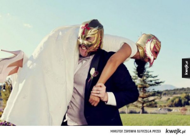 Fajnie mieć śmieszne zdjęcia ze ślubu