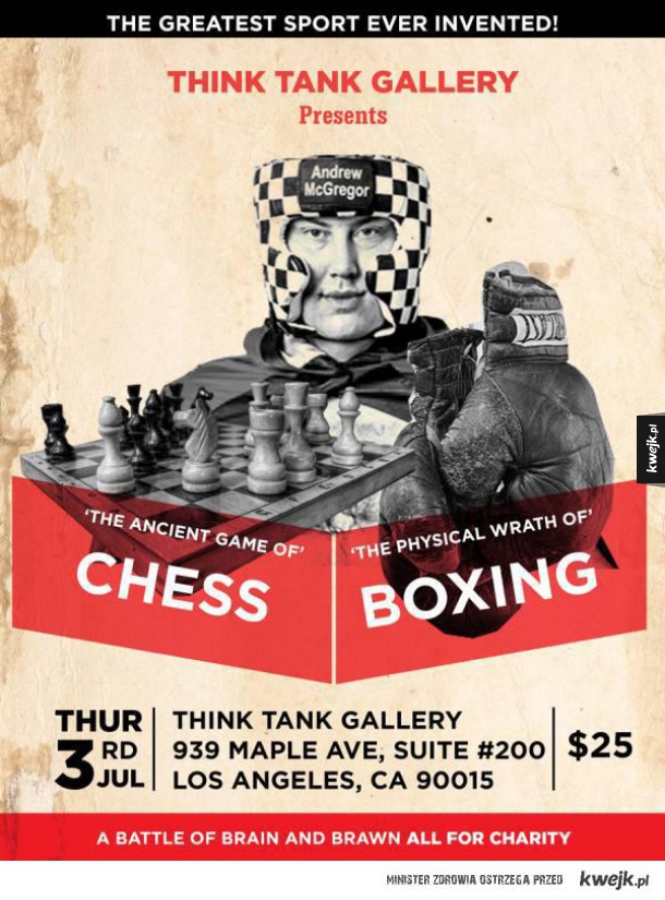 Poznajcie Chessboxing...