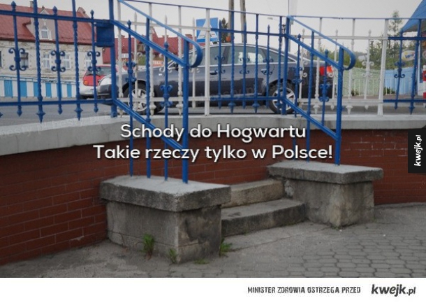 Schody do Hogwarty  takie rzeczy tylko w Polsce!