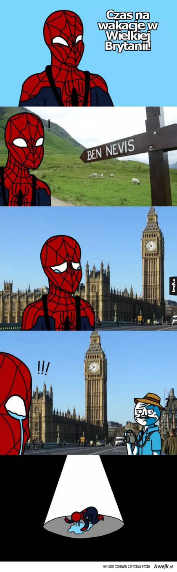 Biedny Spiderman