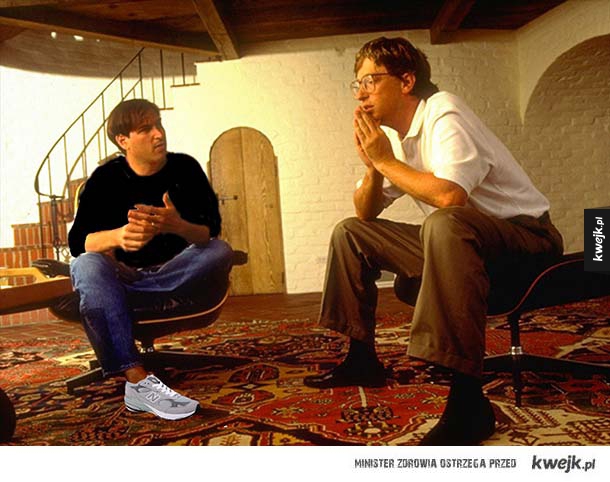 Steve Jobs i Bill Gates oczami internautów