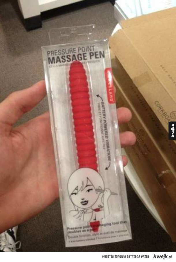 Długopis do masażu. :) 