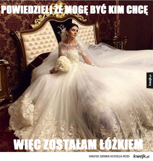 Zostałam łóżkiem