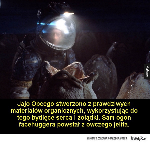 Ciekawostki o filmie Obcy - 8. pasażer Nostromo