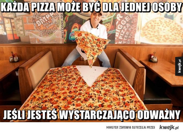 Każda pizza