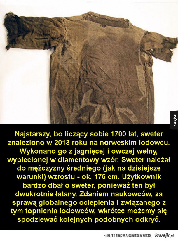 Najstarsza odzież świata
