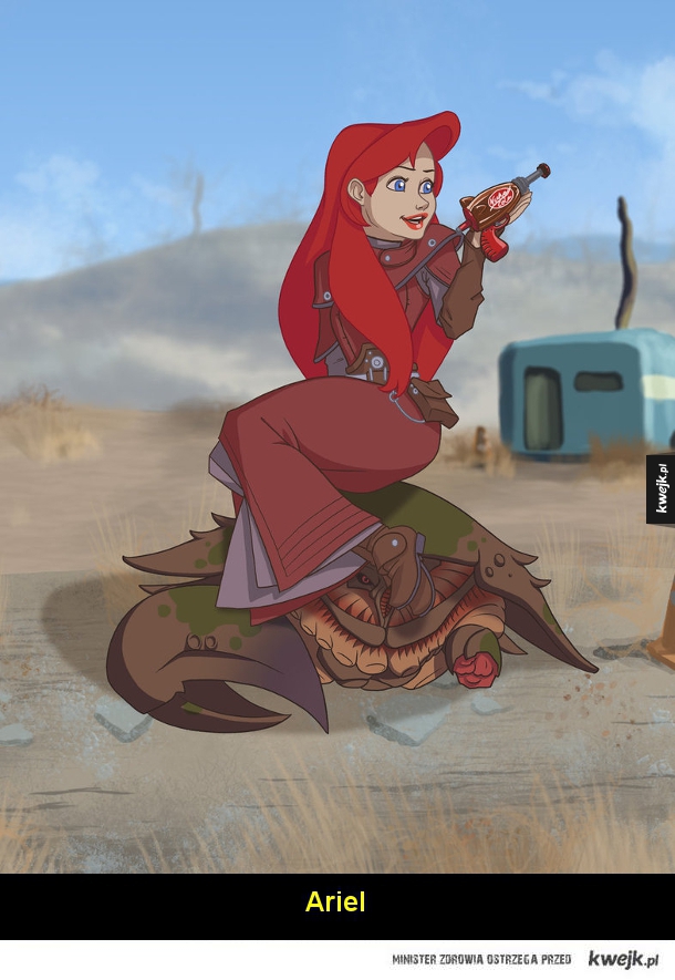 Księżniczki Disneya jako postaci z Fallouta