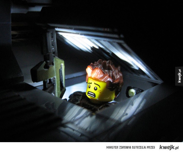 Film Obcy - decydujące starcie odtworzony z klocków Lego