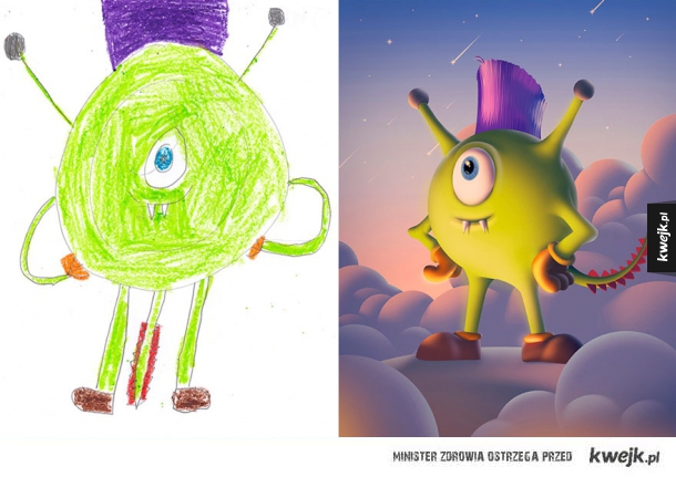 Potwory z dziecięcych rysunków odtworzone przez artystów w ramach The Monster Project