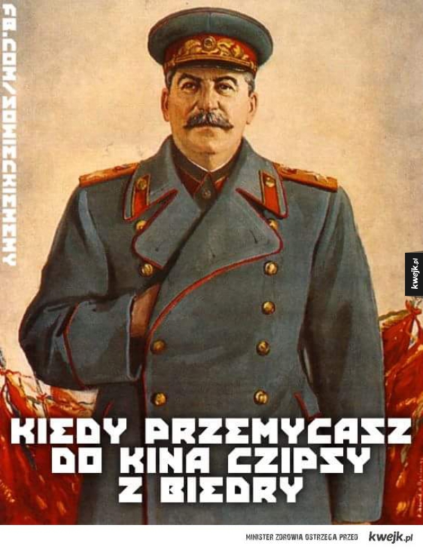 Kiedy wnosisz chipsy do kina...