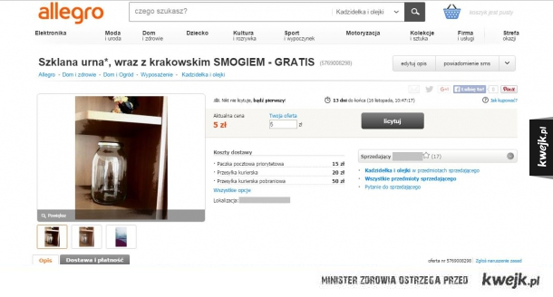Kraków... krakowska urna