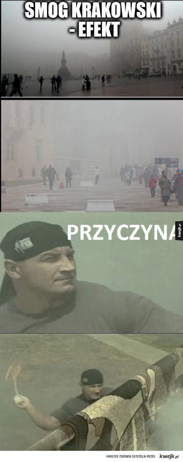 Przyczyna smogu w Krakowie