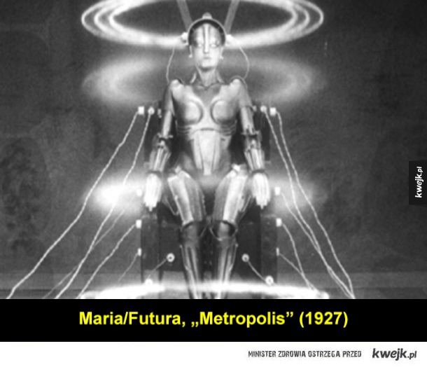 Słynne filmowe roboty, cyborgi, androidy