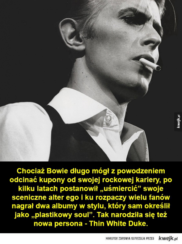 Bowie - wraz z nim skończyła się pewna epoka w muzyce