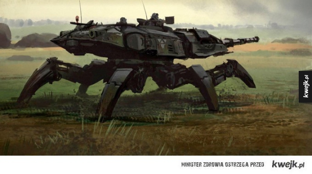 Grafiki koncepcyjne i ilustracje przedstawiające czołgi