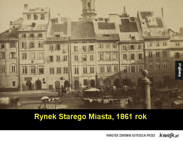Tak wyglądała Warszawa w połowie XIX wieku