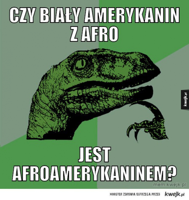 Czy biały amerykanin z afro