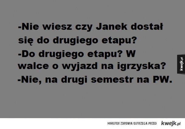 Drugi semestr -Politechnika Warszawska