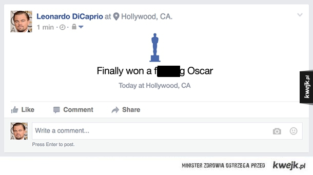 Reakcje Internetu na Oscara dla Leo!