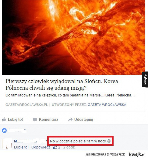 No widocznie...