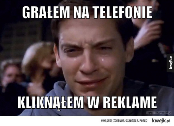 Grałem na telefonie