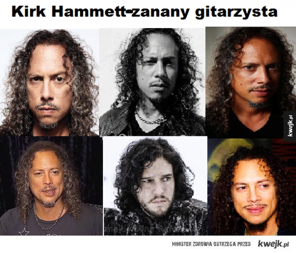 kirk hammet - gitarzysta