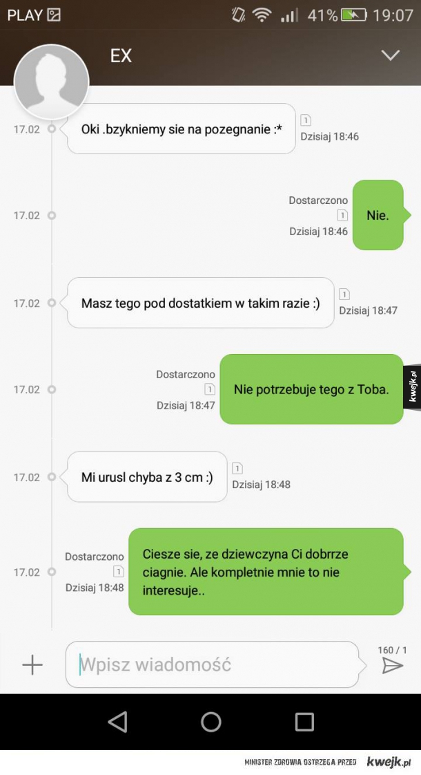 Plus 3 cm po rozstaniu