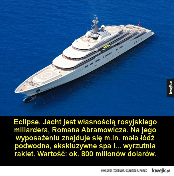 Najdroższe jachty na świecie